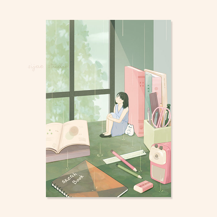 Rain Water Art Print