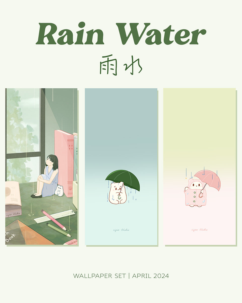 Rain Water Phone Wallpaper Set
