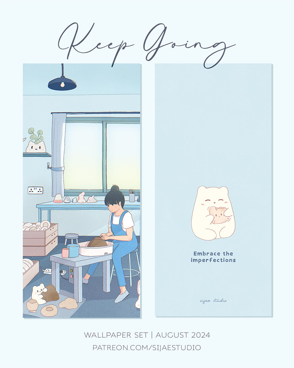 Keep Going Phone Wallpaper Set