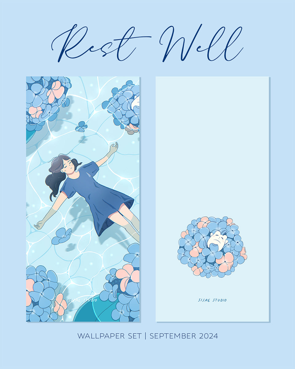 Rest Well Phone Wallpaper Set