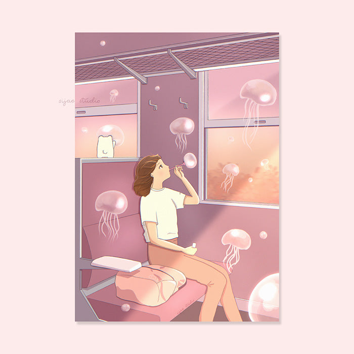 Fantasy Train Art Print