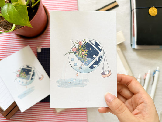 Rockabye Tamagotchi Art Print