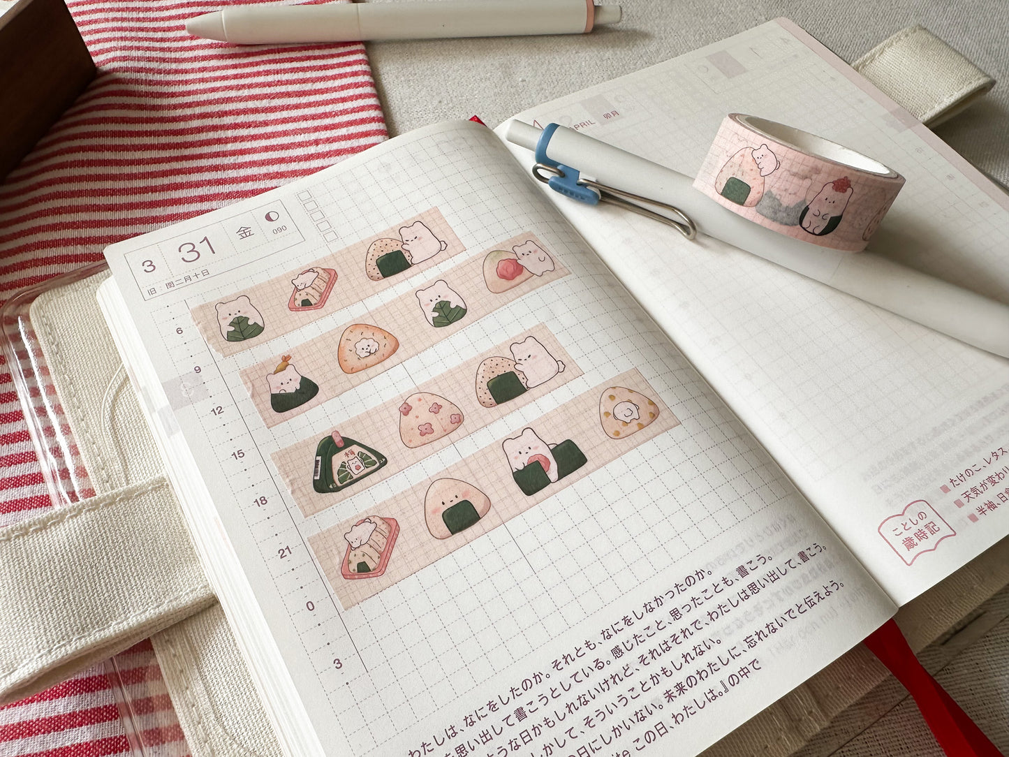 Mochi Onigiri Washi Tape