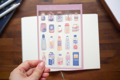 Dreamy Drinks 2.0 Clear Sticker Sheet