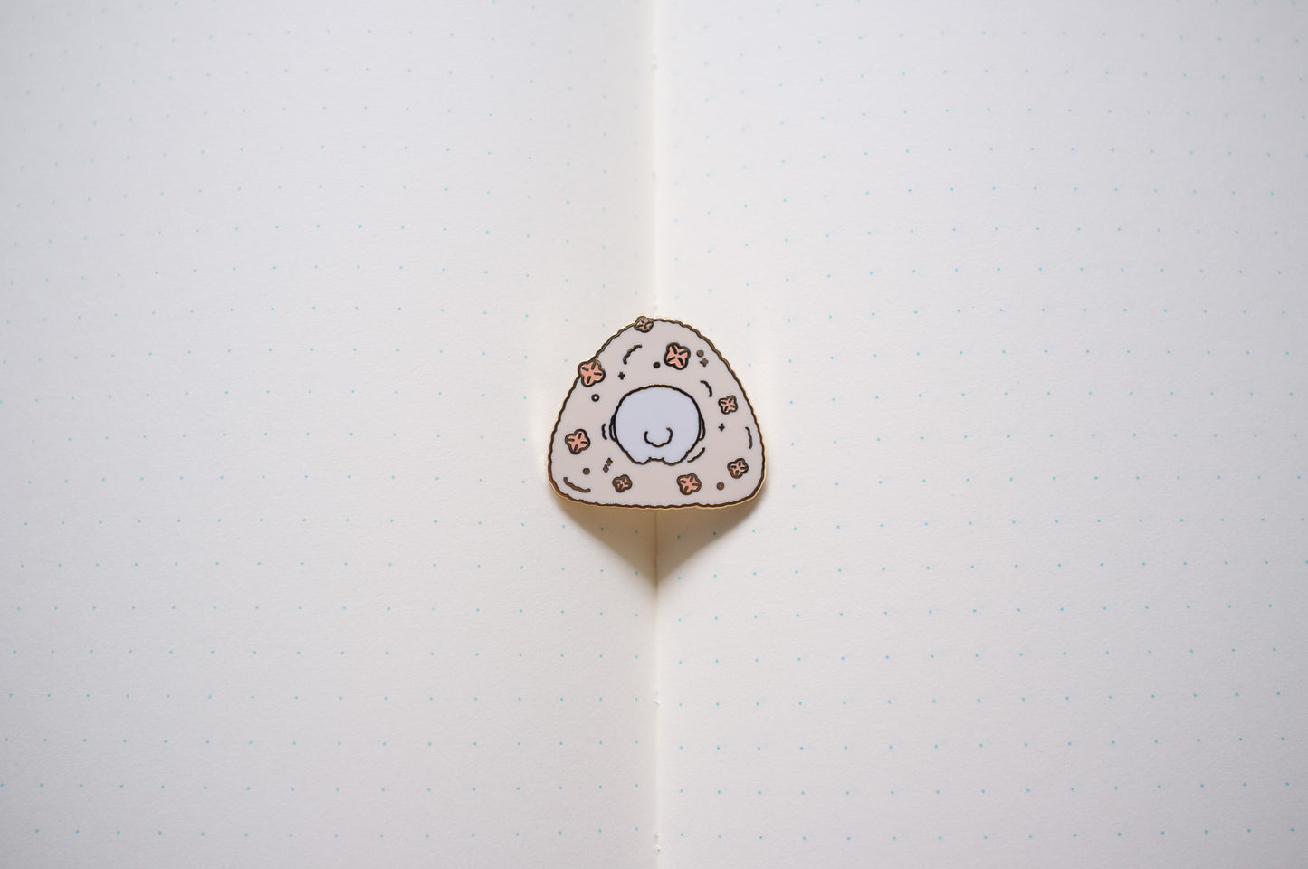 Flower Onigiri Enamel Pin