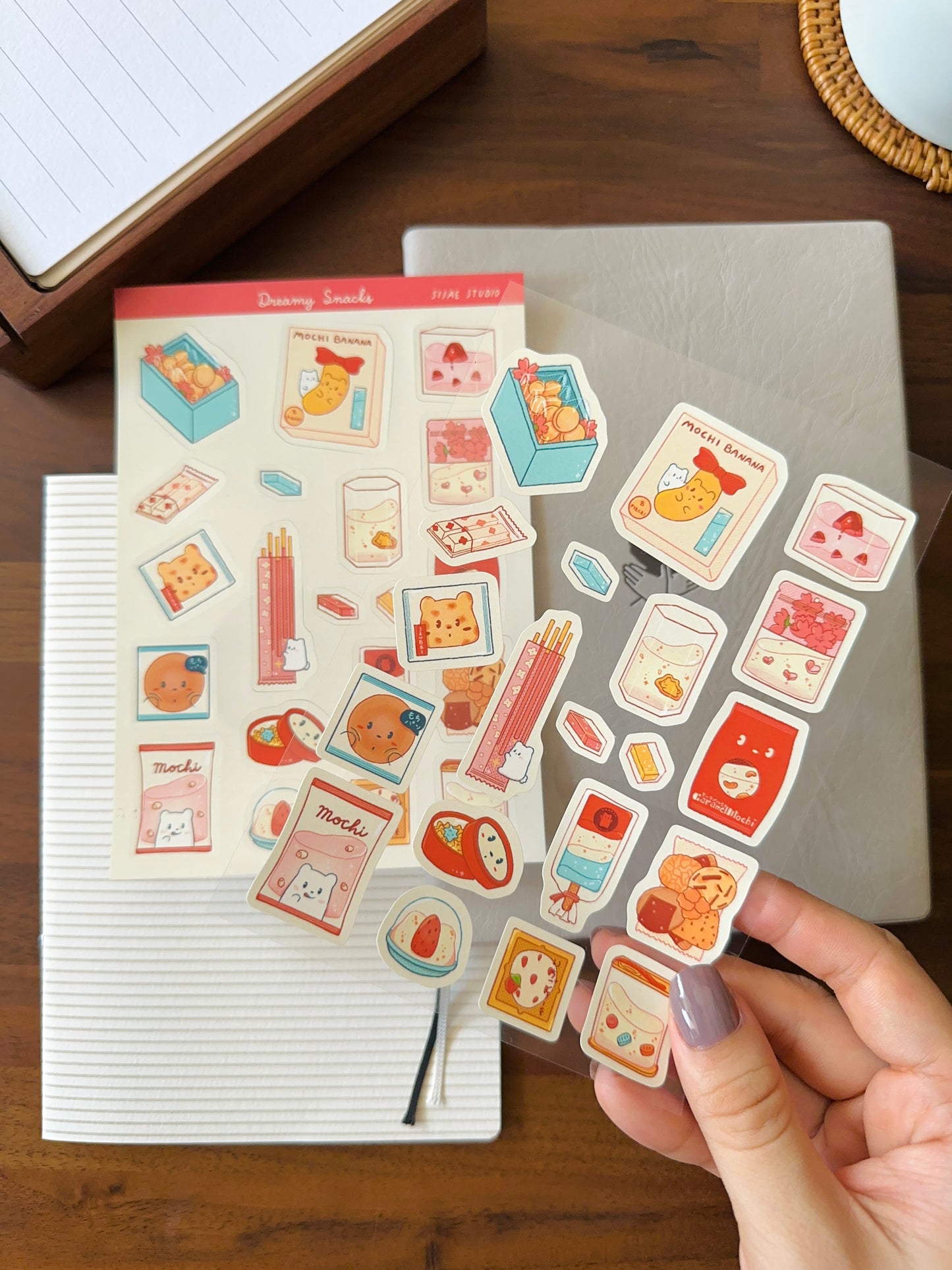 Dreamy Snacks Sticker Sheet