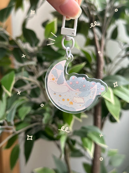 Swimming with Stars Acrylic Keychain