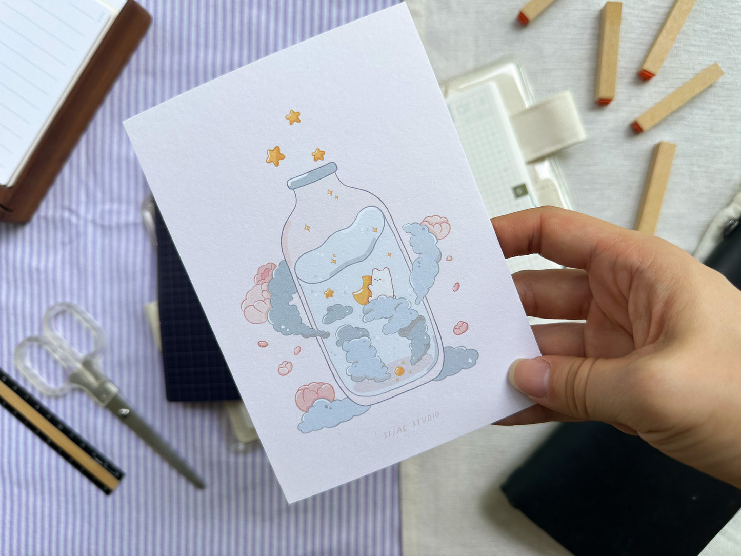 Cloud in a Bottle Art Print