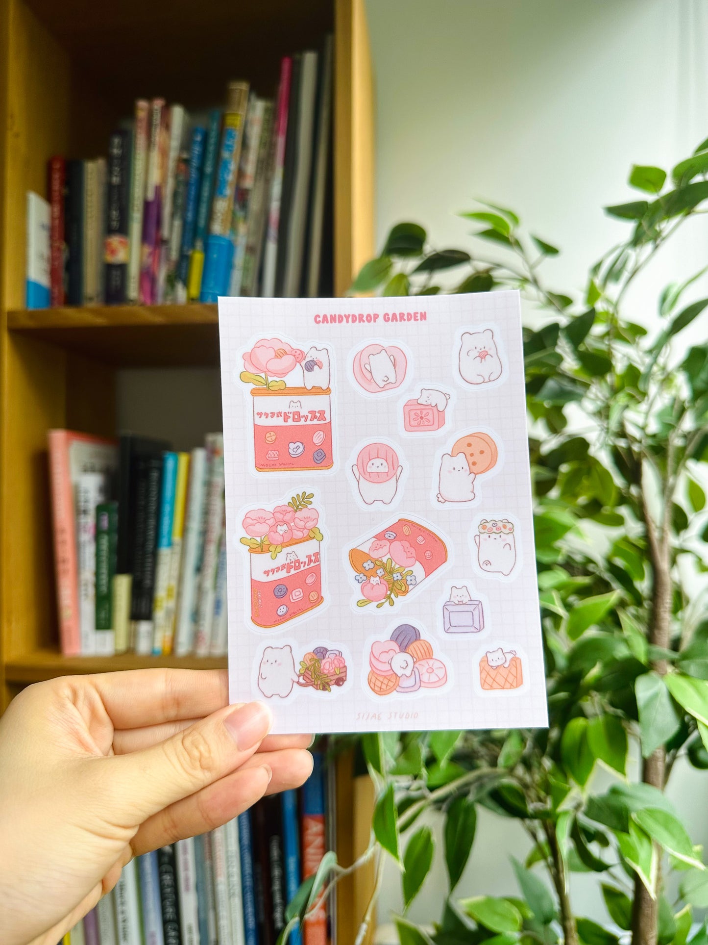 Candy Drops Garden Sticker Sheet