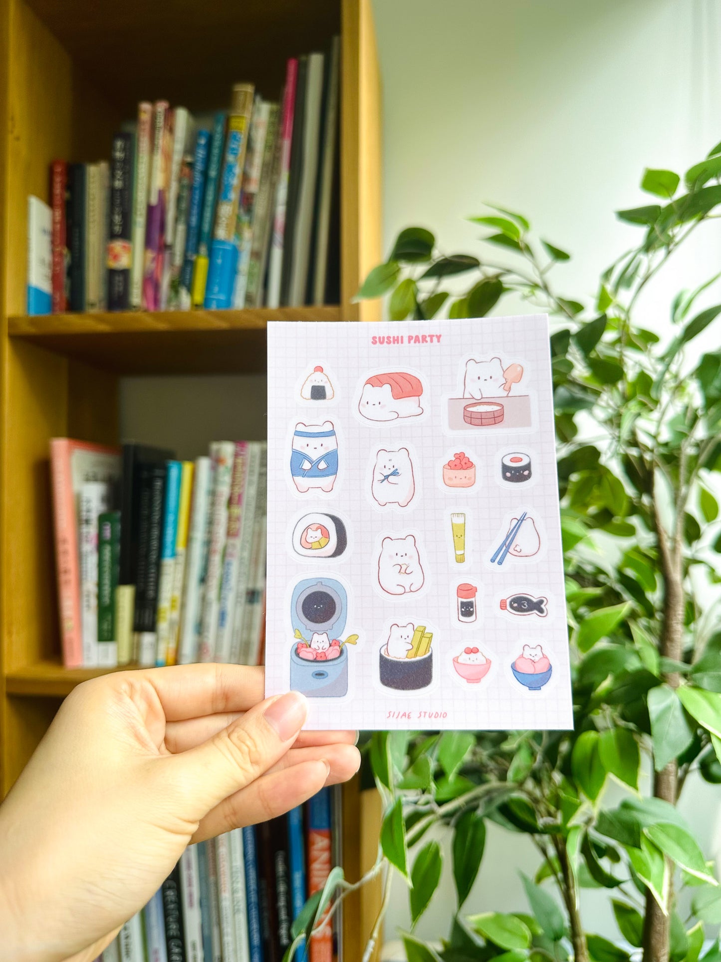 Sushi Party Sticker Sheet