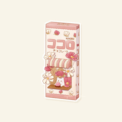 Kokoro Snack Glitter Sticker