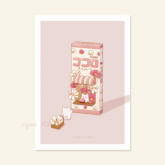 Kokoro Snack Art Print