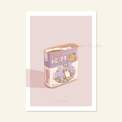 Mochi Drops Art Print