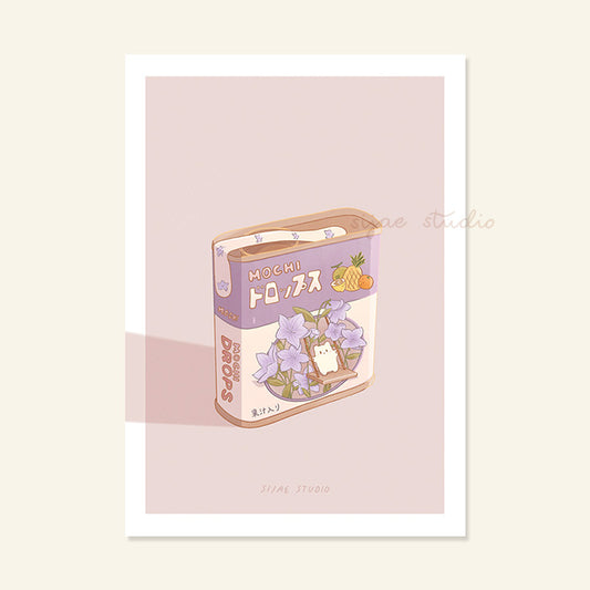 Mochi Drops Art Print