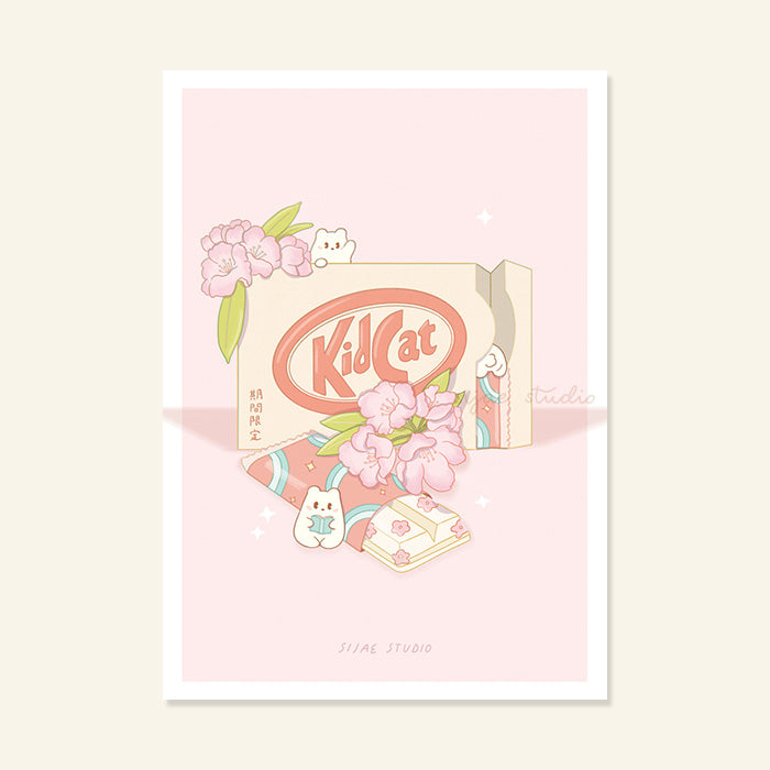 Chocolate Waffle Snack Art Print