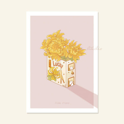 Lucky Snack Art Print