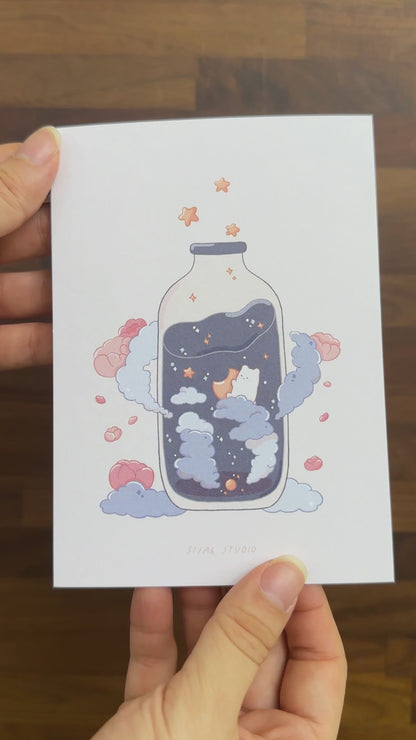 Cloud in a Bottle Art Print