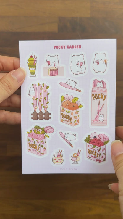 Pocky Garden Sticker Sheet