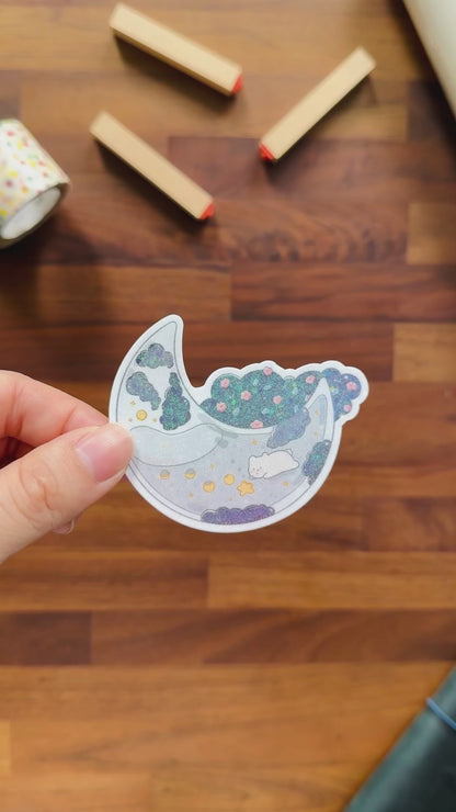 Swimming with Stars Glitter Sticker