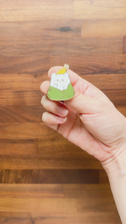 Mochi Ebi Fry Onigiri Enamel Pin