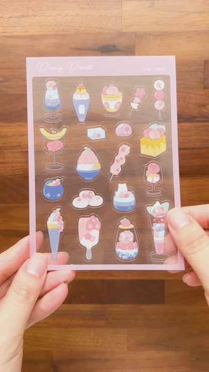 Dreamy Desserts 2.0 Clear Sticker Sheet