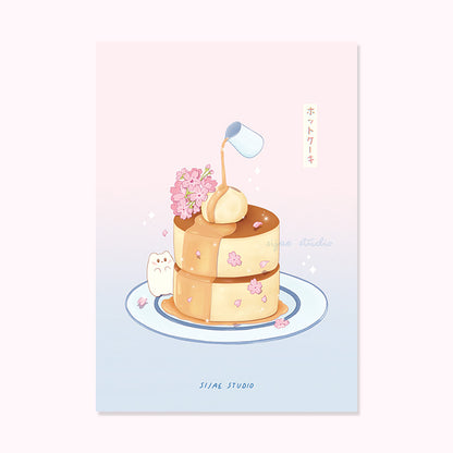 Sakura Pancake Art Print