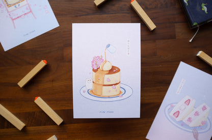 Sakura Pancake Art Print