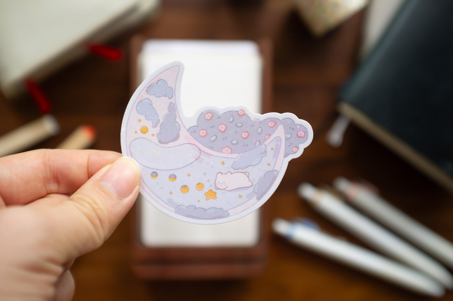 Swimming with Stars Glitter Sticker