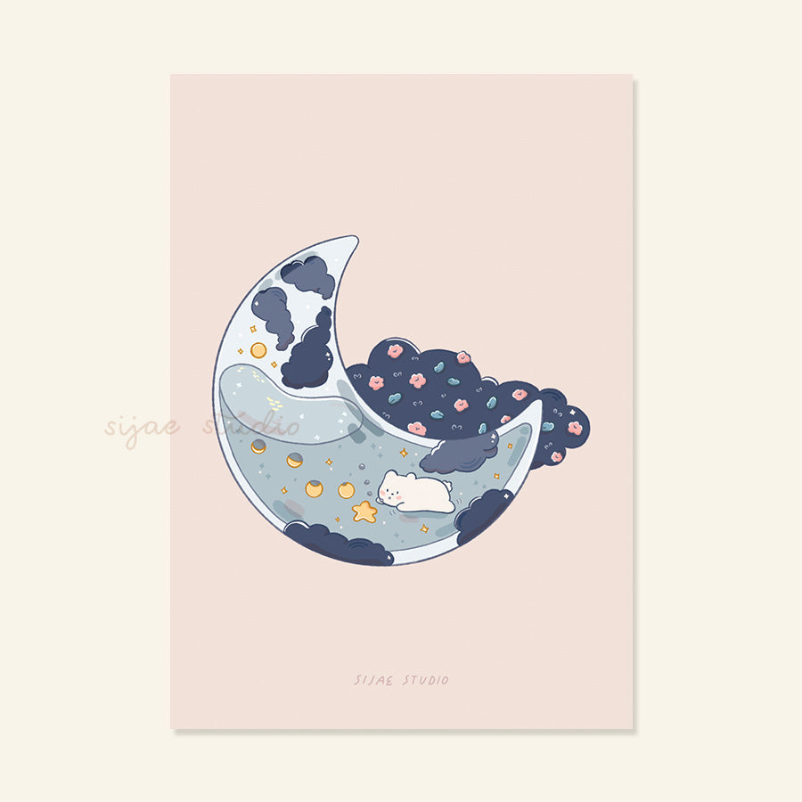 Swimming with Stars Art Print