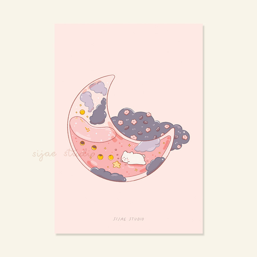 Swimming with Stars Art Print