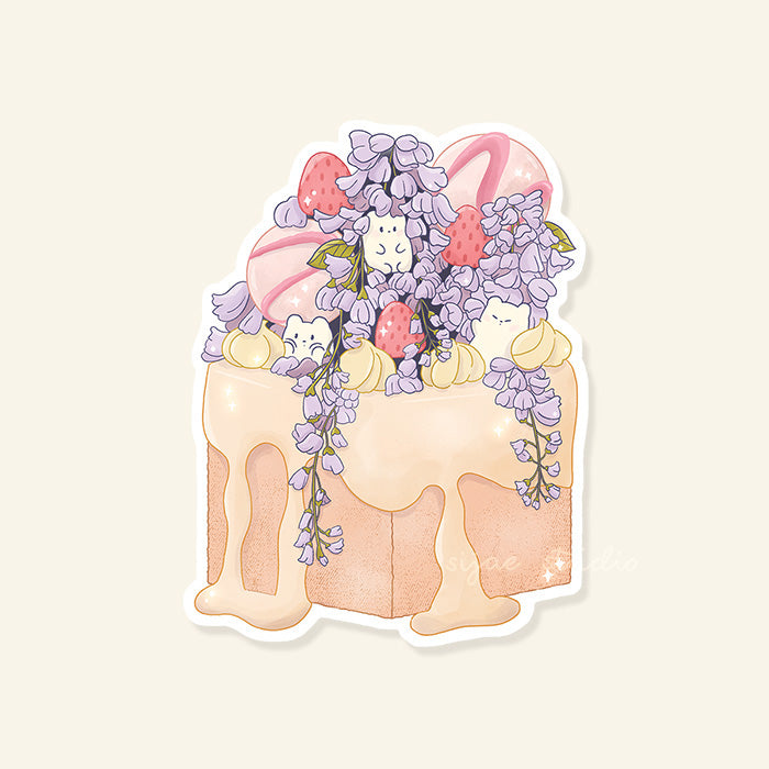 Wisteria Honey Toast Die Cut