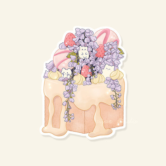 Wisteria Honey Toast Die Cut